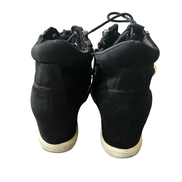 Black foam wedge sneaker size 8 - Picture 4 of 6